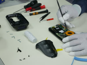 Reparatur mit Ersatzteile für MDE-Geräte